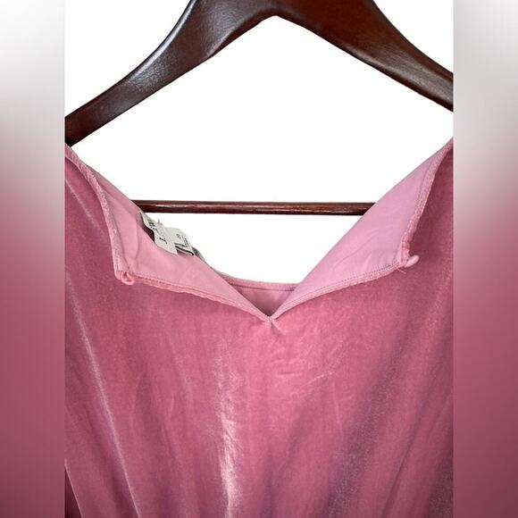 J. CREW NWT Pink Velvet Tulip Hem Dress Size 20 $98 MSRP - Picture 6 of 14